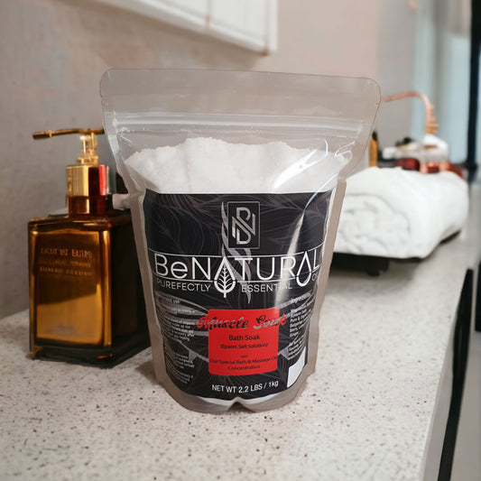 Pure Epsom Salt - Muscle Soak for Muscle repair and relaxation made with Organic Essential Oils