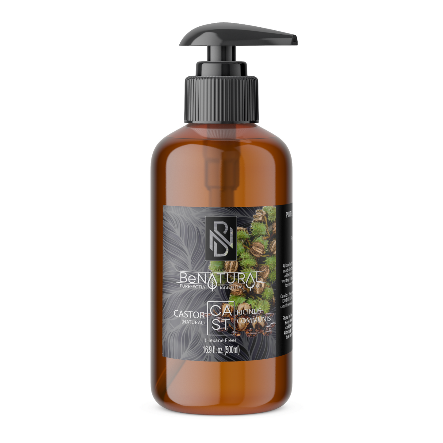 Castor oil - Cold pressed & Hexane Free - Pure & Natural Oil - 500ml