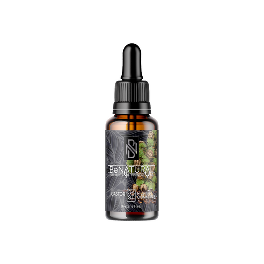 Organic Castor Oil - Cold Pressed & Hexane Free - 30ml