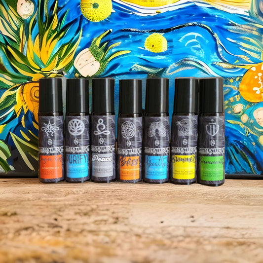 Be Natural Organics' Favorite Organic Blends NOW IN ROLLER BOTTLES (7 Pack)