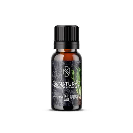 Organic Lemongrass Essential oil radiates a fresh, sweet, grassy, and citrus-like aroma and is abundant in its uses.   When Organic Lemongrass Essential oil is diluted in a carrier oil it relieves muscle aches and body pains including headaches and discomforts associated with arthritis. Organic Lemongrass Essential oil tones and purifies the skin while its anti-inflammatory properties relieve redness, itching, and swelling.