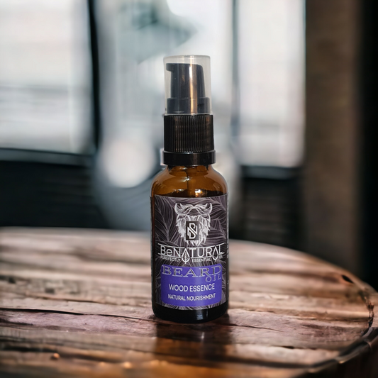 Beard Oil - Wood Essence: Premium Organic Care for Your Beard and Skin
