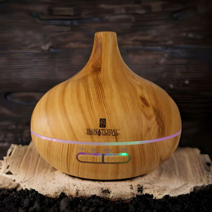 Be Natural Ultrasonic Essential Oil Diffuser - Dark or Bamboo Finish