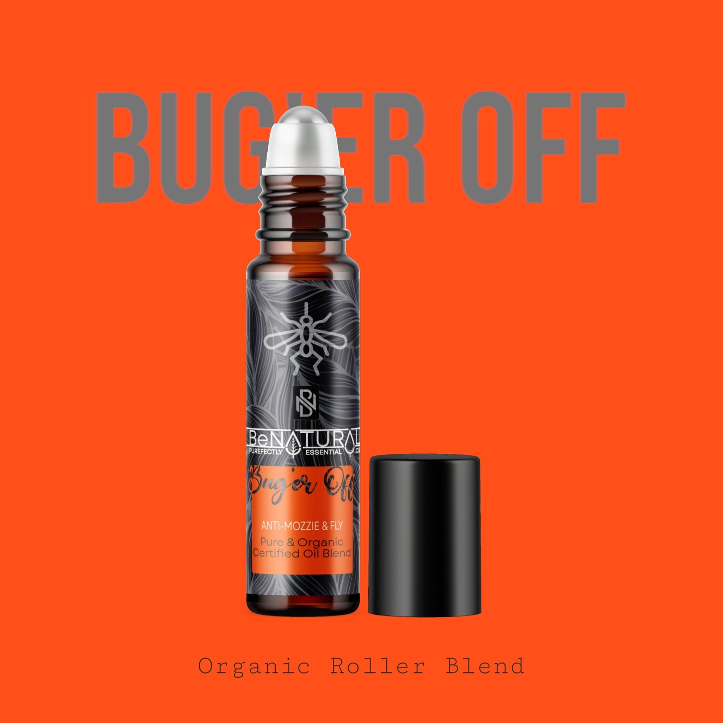 Be Natural's Bug'er Off Organic Blend NOW IN A ROLLER BOTTLE