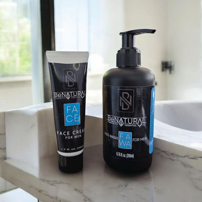 Natural Skincare Combo for Men - Face Wash & Cream: The Ultimate Organic Skincare Solution