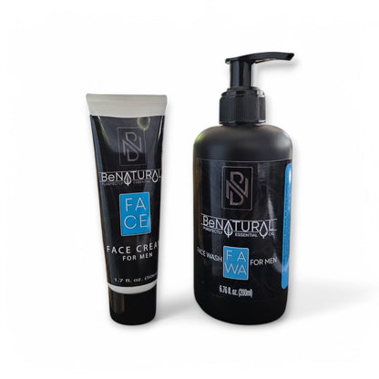 Natural Skincare Combo for Men - Face Wash & Cream: The Ultimate Organic Skincare Solution